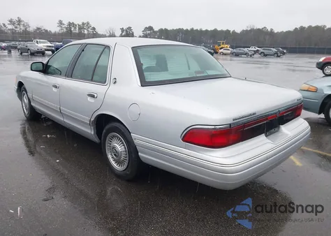 1996 Mercury Grand Marquis Gs из США, поврежденный, VIN 2MELM74W0TX639184
